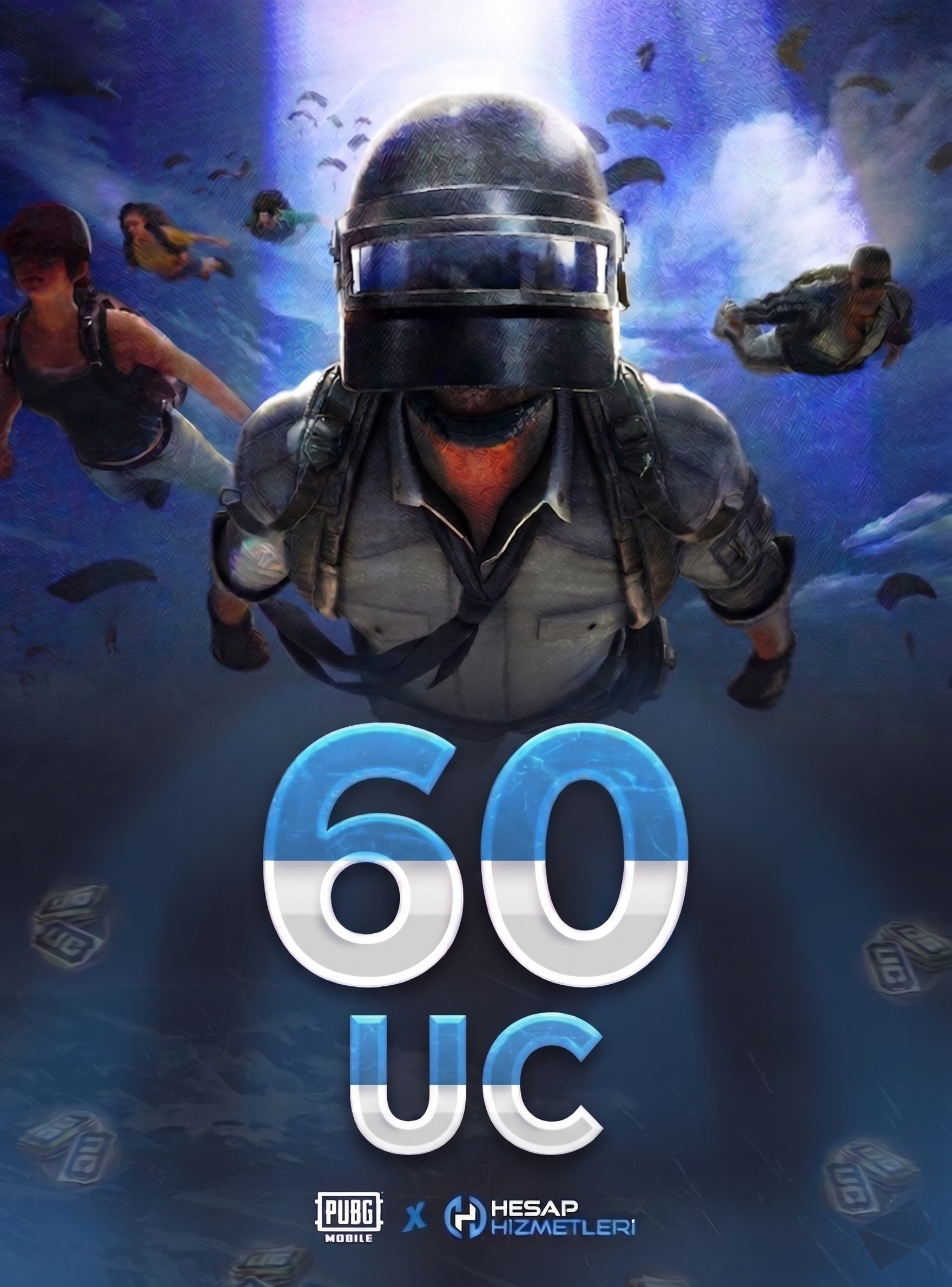 PUBG Mobile 60 UC ID Yükleme Şansı
